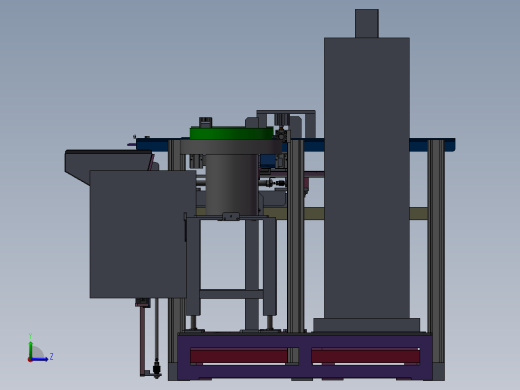 螺母自动组装成方管并焊接机sw18左视缩略图