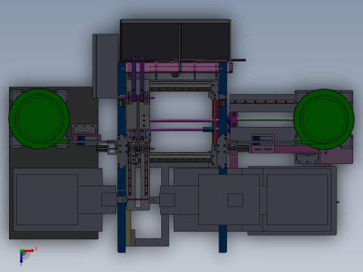 螺母自动组装成方管并焊接机sw18俯视缩略图