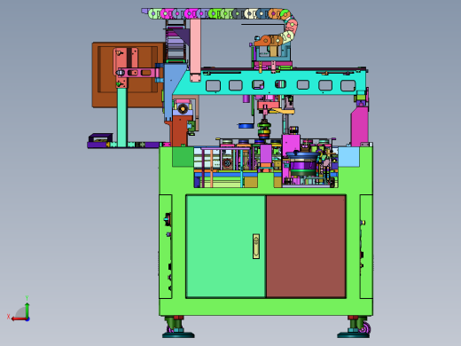落地式阀体组装设备sw18后视缩略图