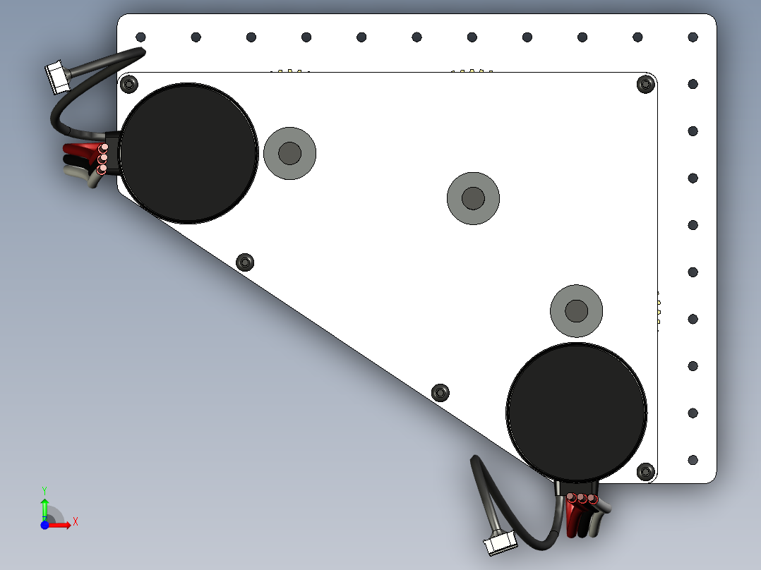 Offseason Swerve转向轮3D数模图纸 x_t stp格式前视图