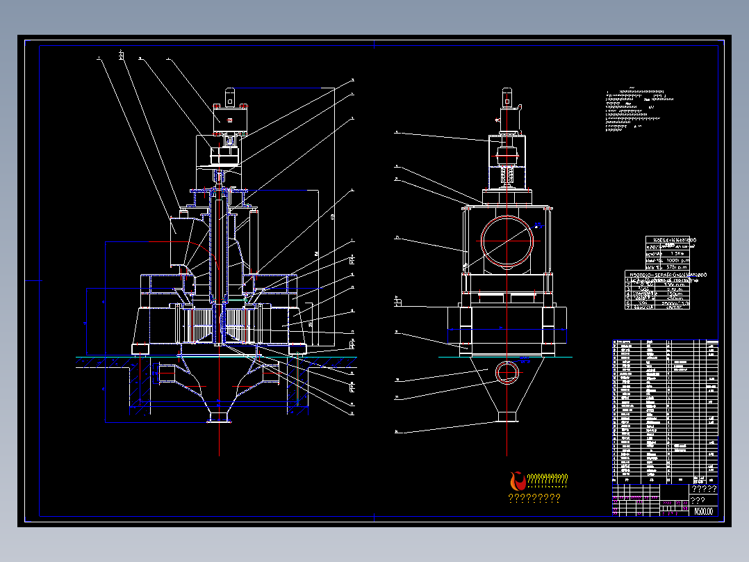 N500选粉机全套图28张