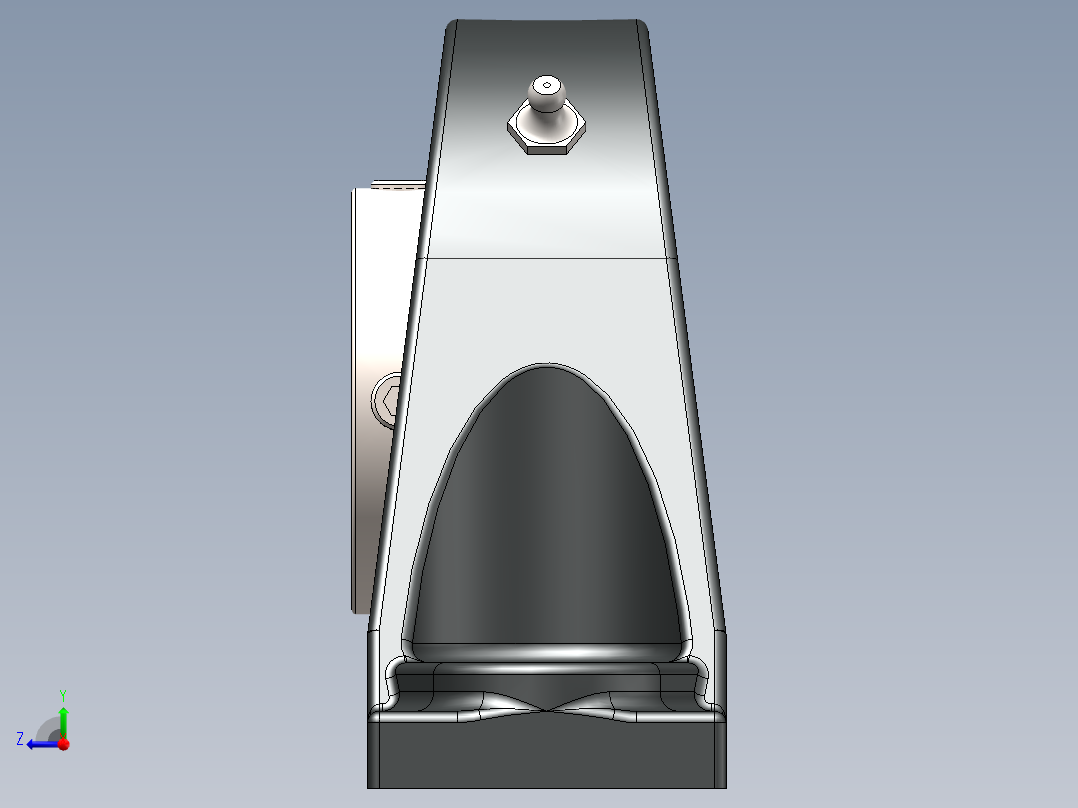 solidworks 铁姆肯公司sa系列轴承座右视图