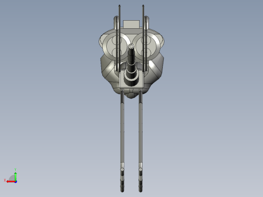 B27-蜻蜓型间谍无人机模型后视缩略图