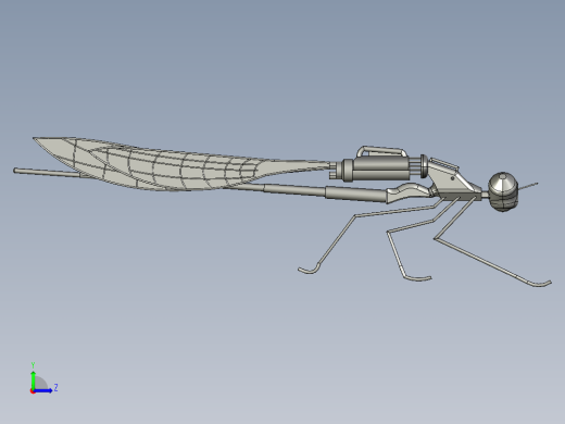 B27-蜻蜓型间谍无人机模型左视缩略图