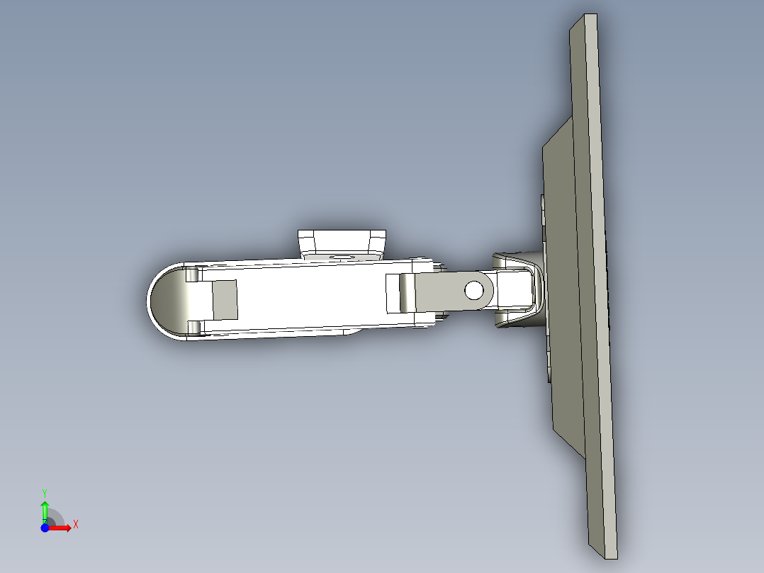 显示器安装支架 两款前视图