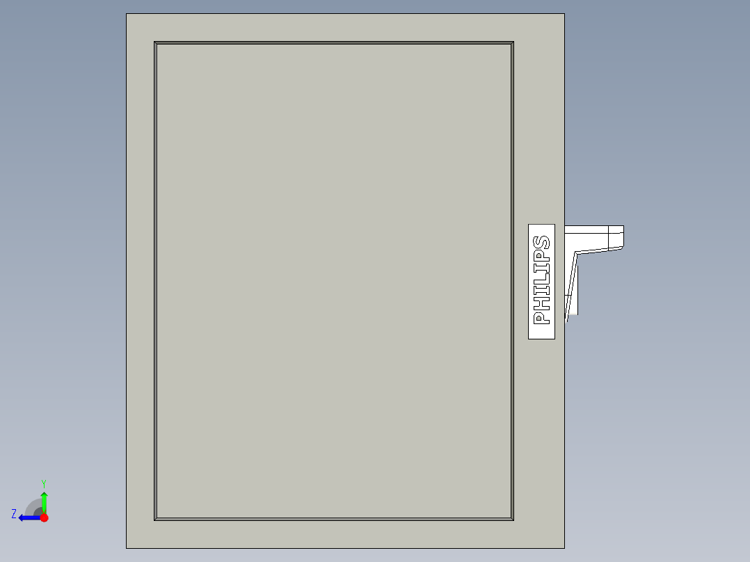 显示器安装支架 两款右视图