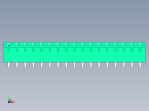 DEGSON 2EDG 系列 5.0mm 可插拔接线端子组-2EDGVC-5.0-17P-14-00AH前视缩略图