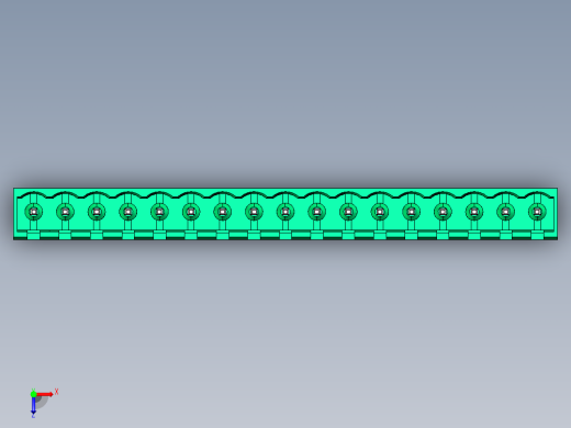 DEGSON 2EDG 系列 5.0mm 可插拔接线端子组-2EDGVC-5.0-17P-14-00AH俯视缩略图