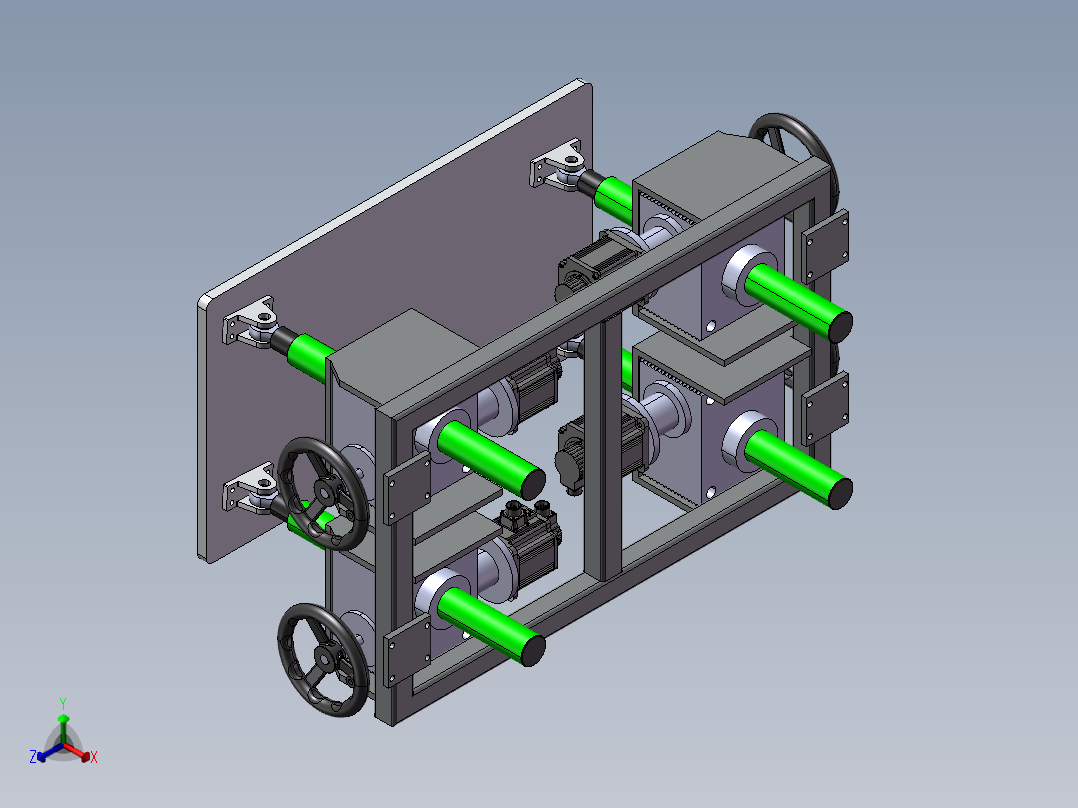 调姿平台正等轴测图