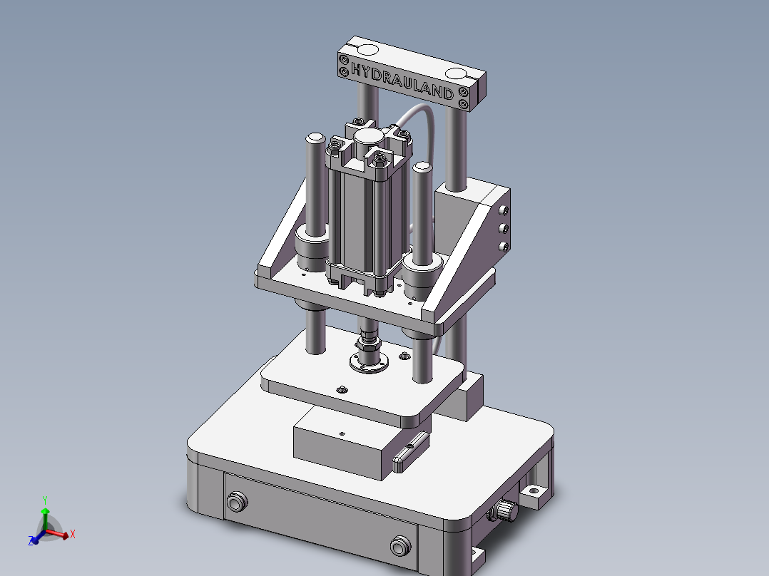 一般治具机架主视图