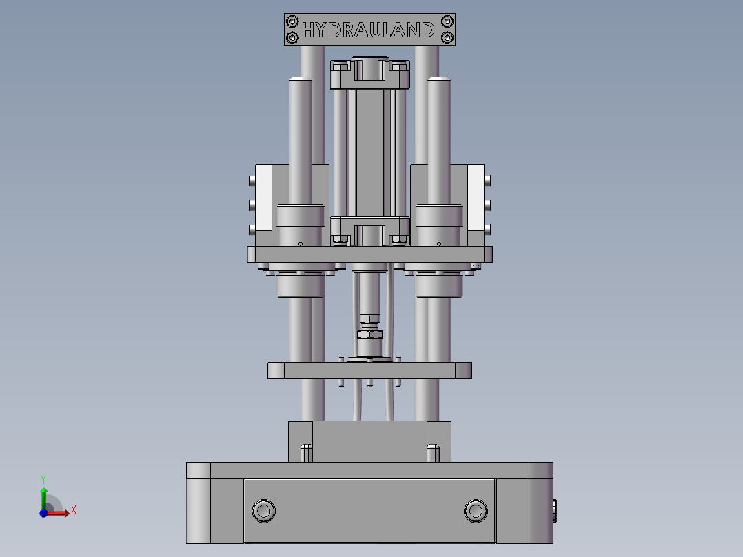一般治具机架前视图