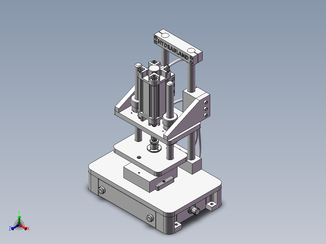 一般治具机架正等轴测图
