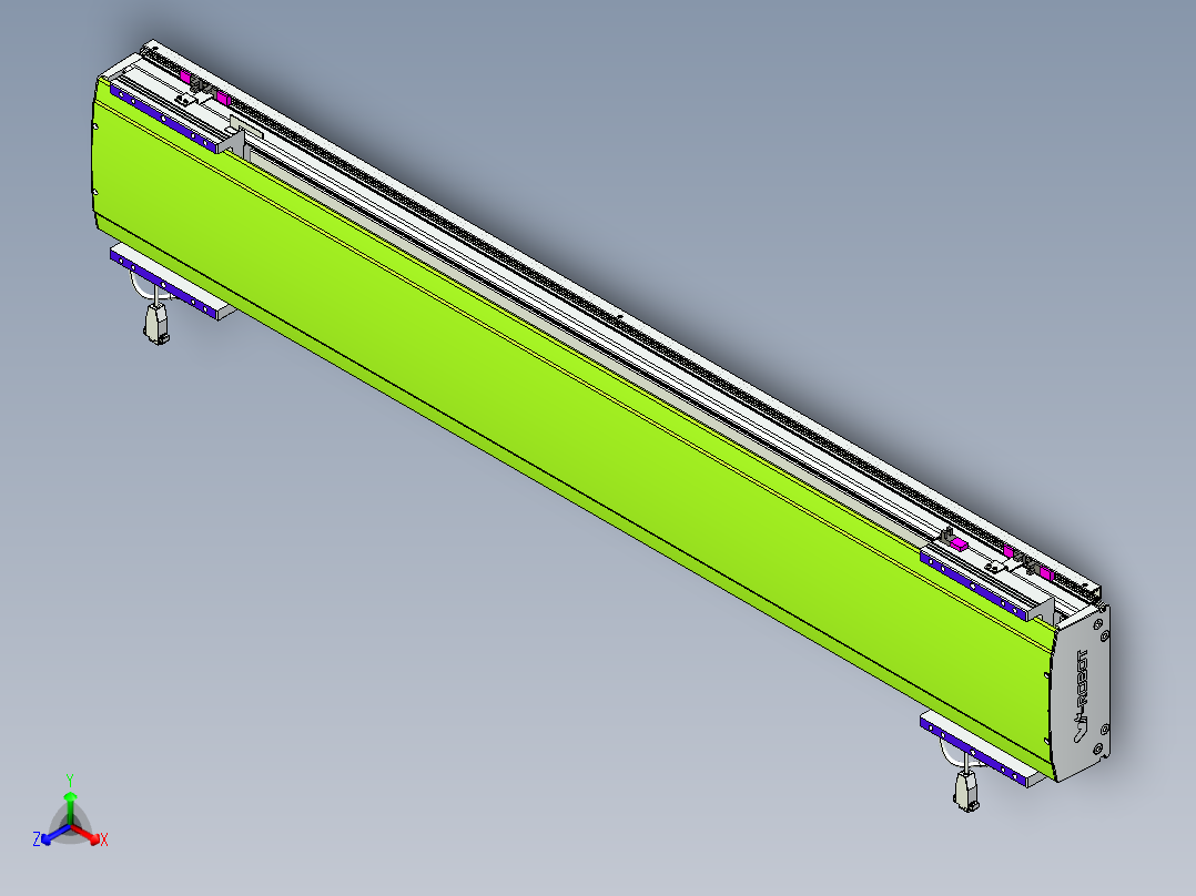 威洛博VL系列3d模型模组2VL22H2Y-S1150正等轴测图