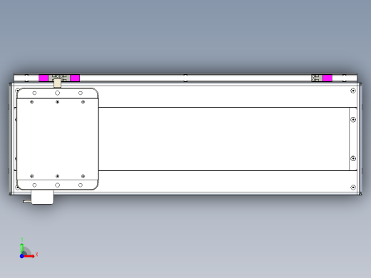 威洛博LC系列3d模型模组LC22H1Y-S500前视缩略图