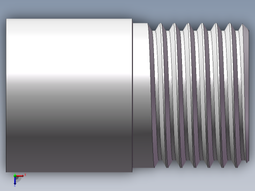 丝头-单外丝 DN15俯视缩略图