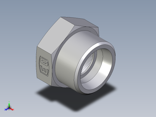 卡套式工业通用硬管接头EO_Blanking_plug_for_tube_ends_ROV25S71X正等轴测缩略图