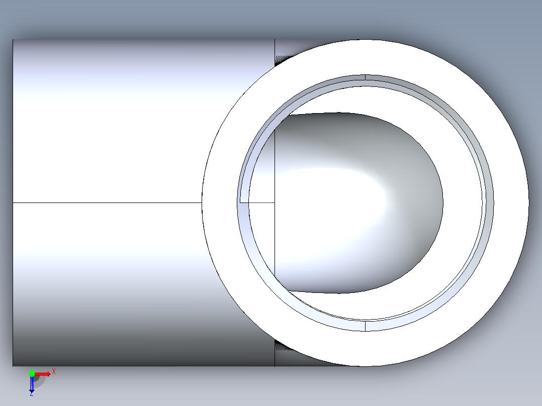 聚氯乙烯配件06-Sch80_90Elbow_SxFPT_807-010 _1in俯视图