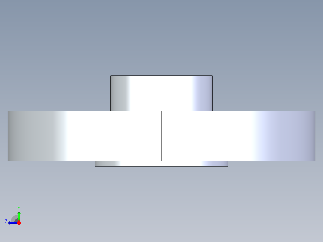 聚氯乙烯配件26-Sch80_Flange Vanstone_SOC_854-005_0.5in右视图