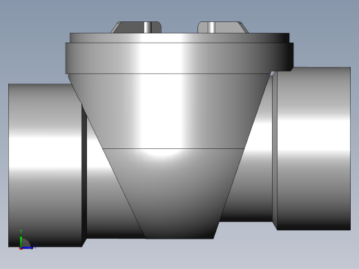 PVC管件-6in CHECK VALVE左视缩略图