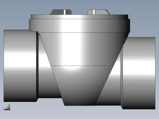PVC管件-6in CHECK VALVE右视缩略图
