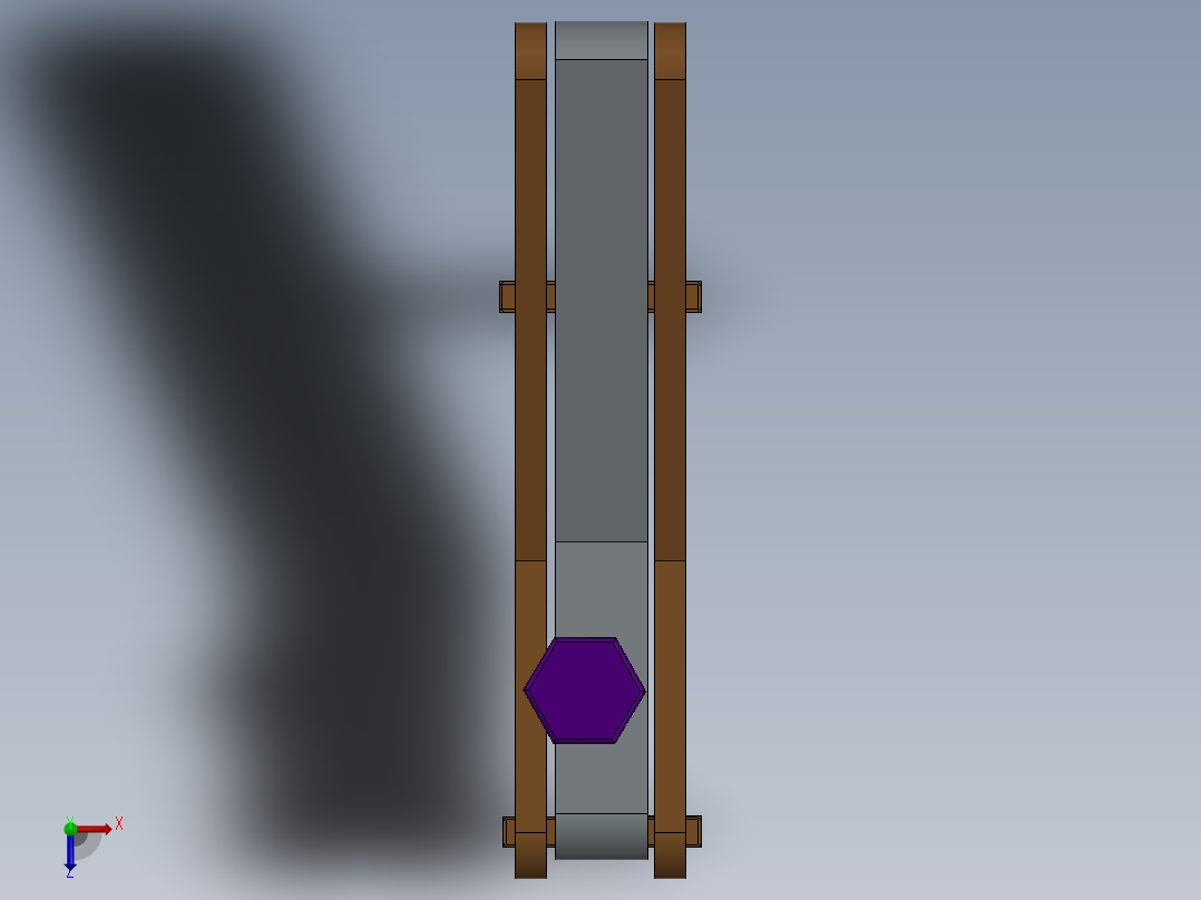 皮带输送机 (68)俯视图