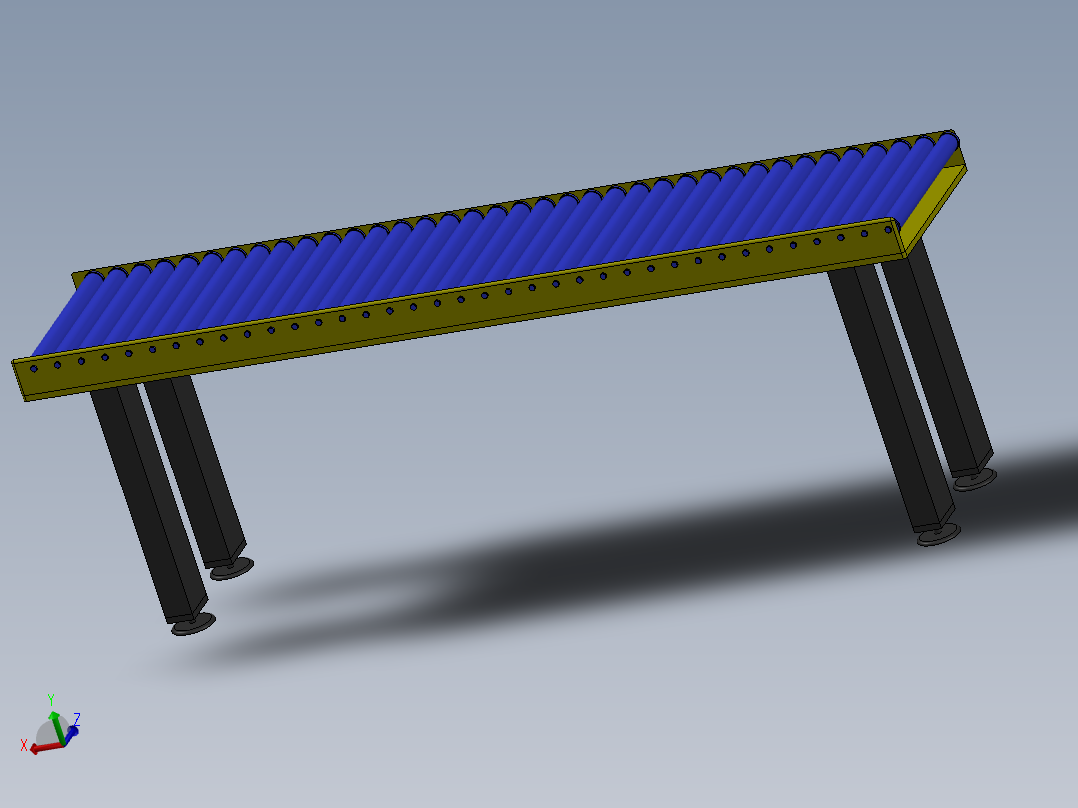 滚筒输送带m-sw主视图