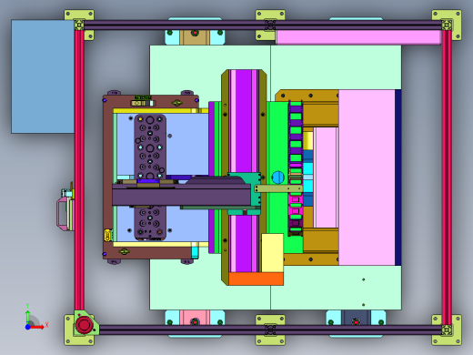 缸盖气门锁夹激光测量机前视缩略图