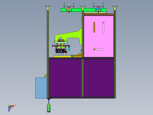 缸盖气门锁夹激光测量机俯视缩略图