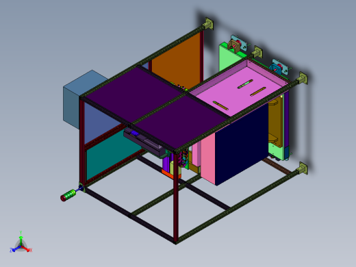 缸盖气门锁夹激光测量机正等轴测缩略图