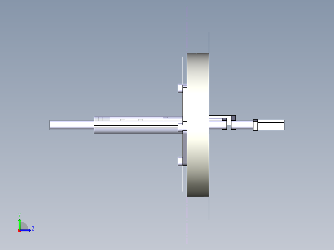 四速辛普森catia模型左视图