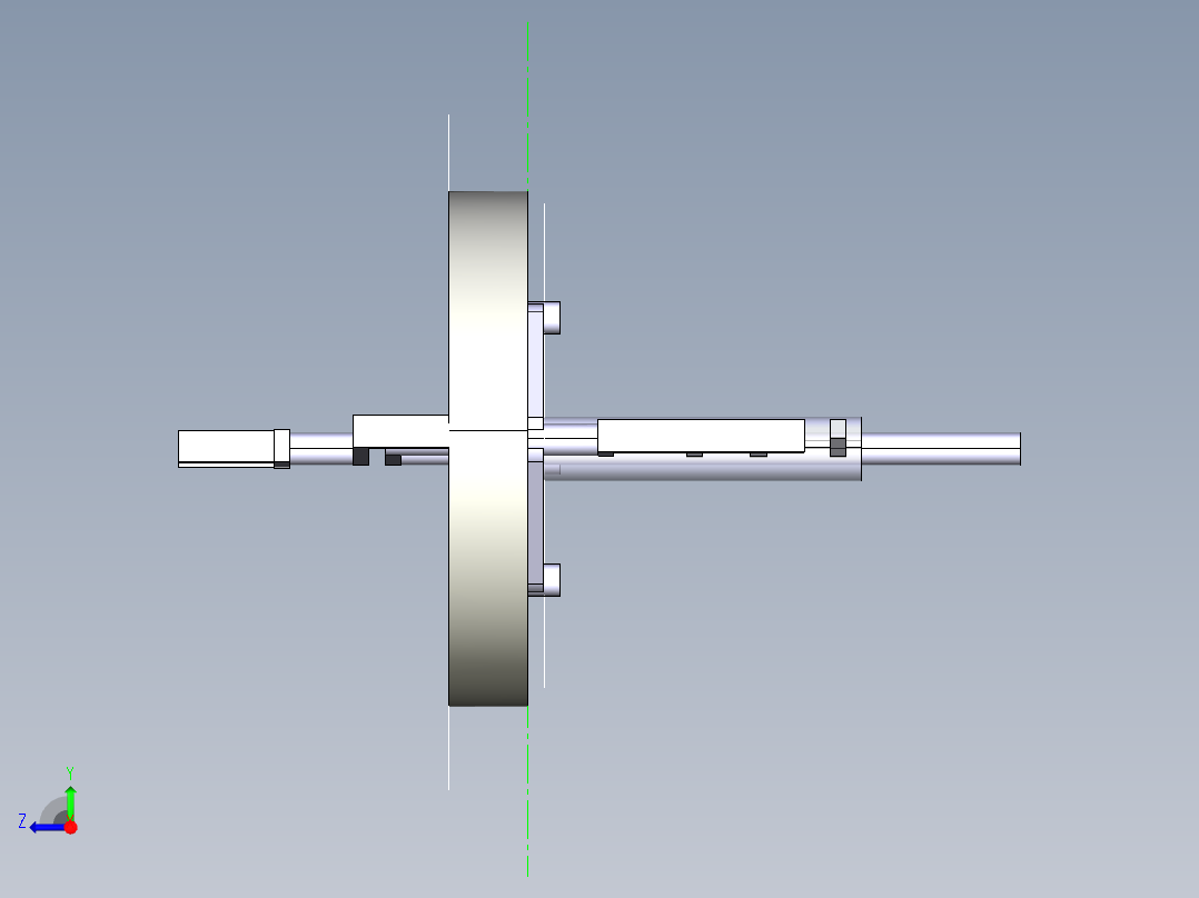 四速辛普森catia模型右视图