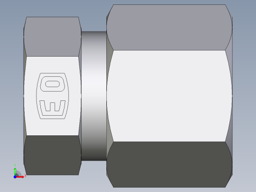 卡套式工业通用硬管接头EO_Blanking_plug_for_tube_ends_ROV10S71前视缩略图