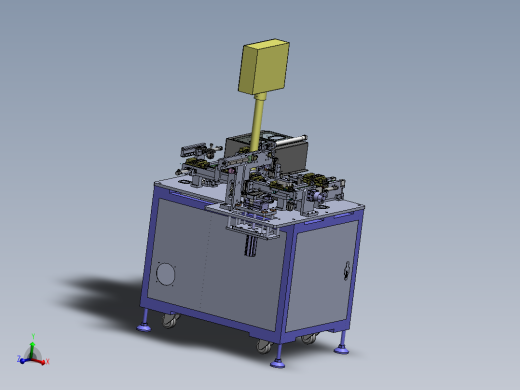 一种产线开治具下料设备sw18可编辑