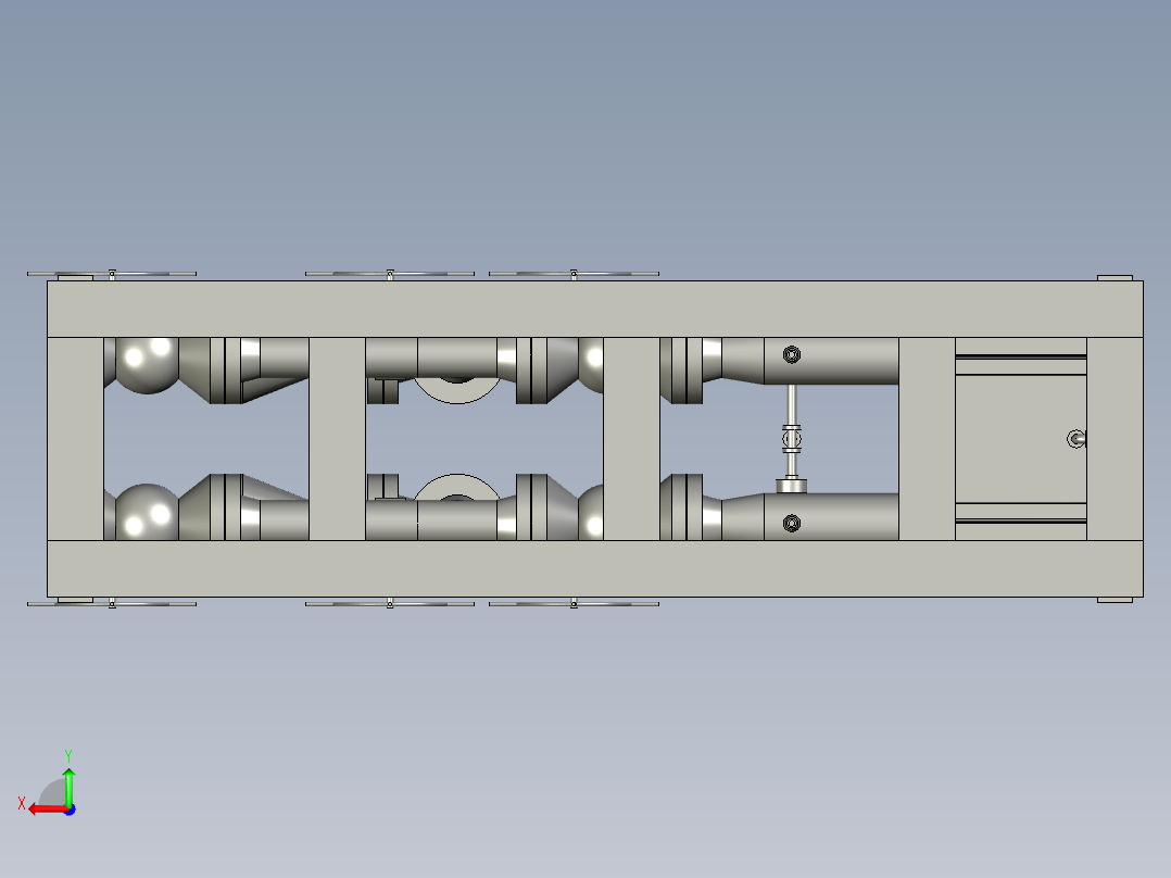 B3003472-猪发射器滑动装置右视图