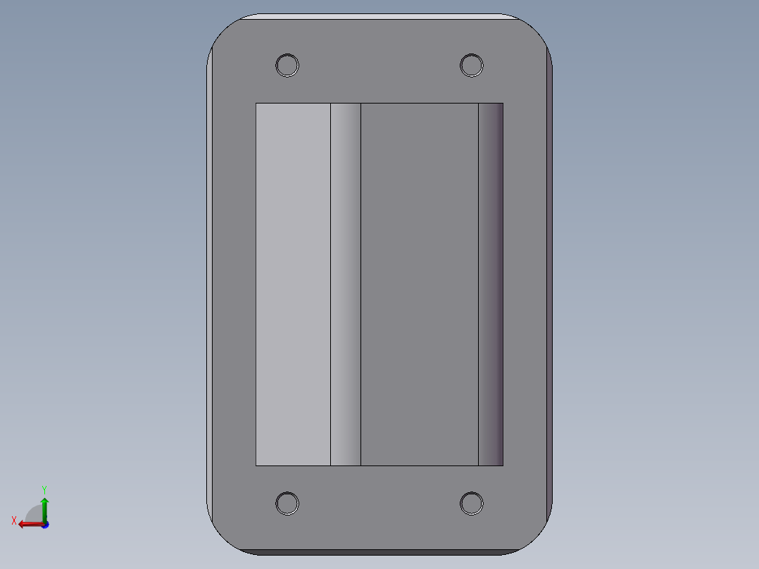 嵌入式拉手 米思米 UWUAN94-N后视图