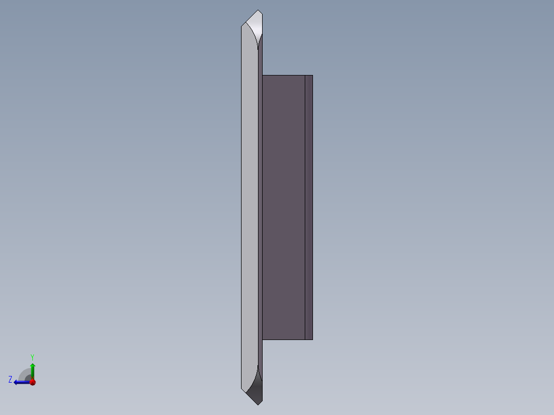 嵌入式拉手 米思米 UWUAN94-N右视图