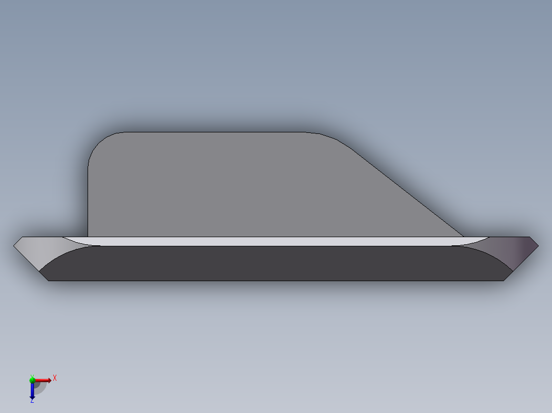 嵌入式拉手 米思米 UWUAN94-N俯视图