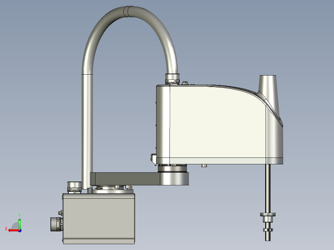 四轴机械臂后视图