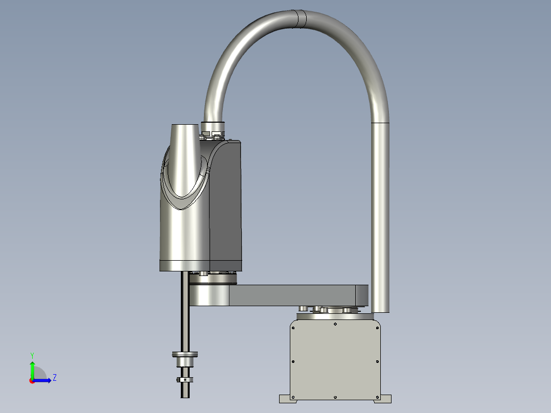 四轴机械臂左视图