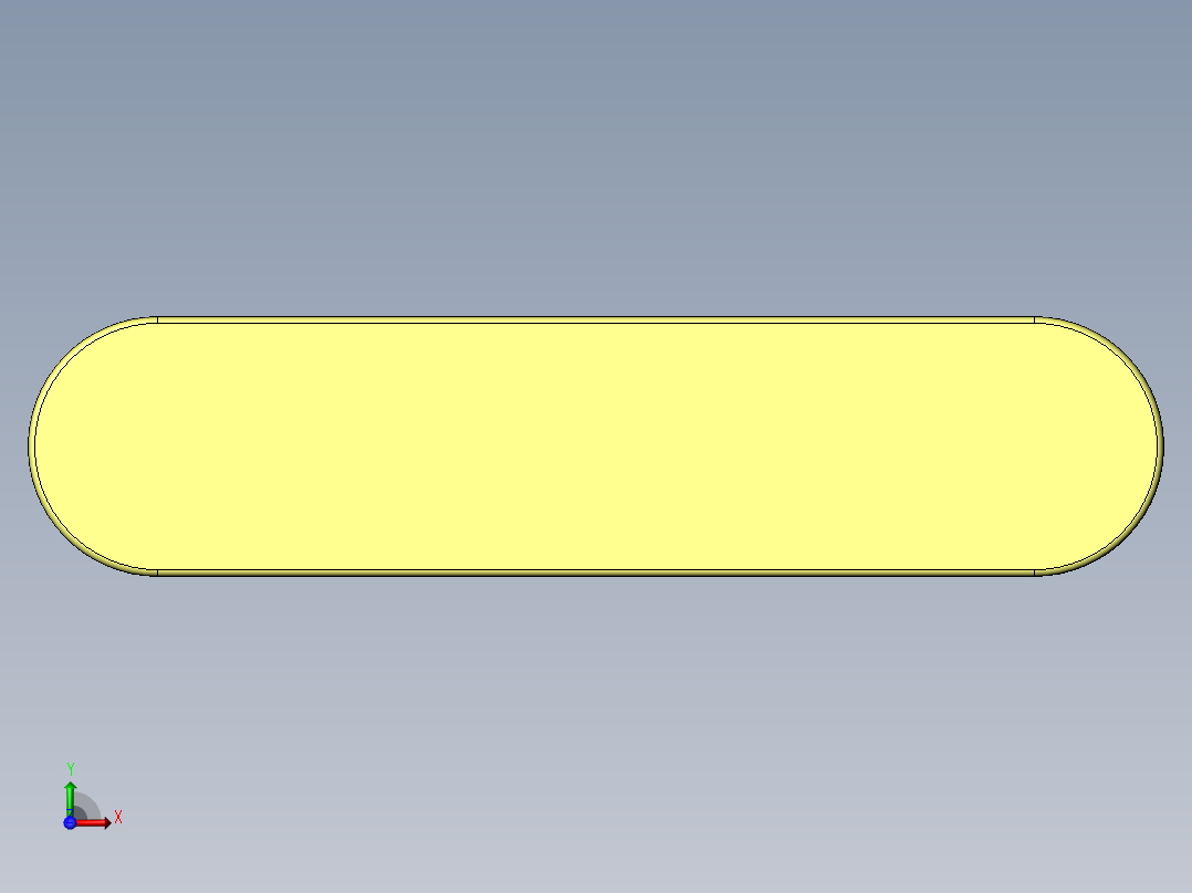 普通平键A型32×18×140前视图