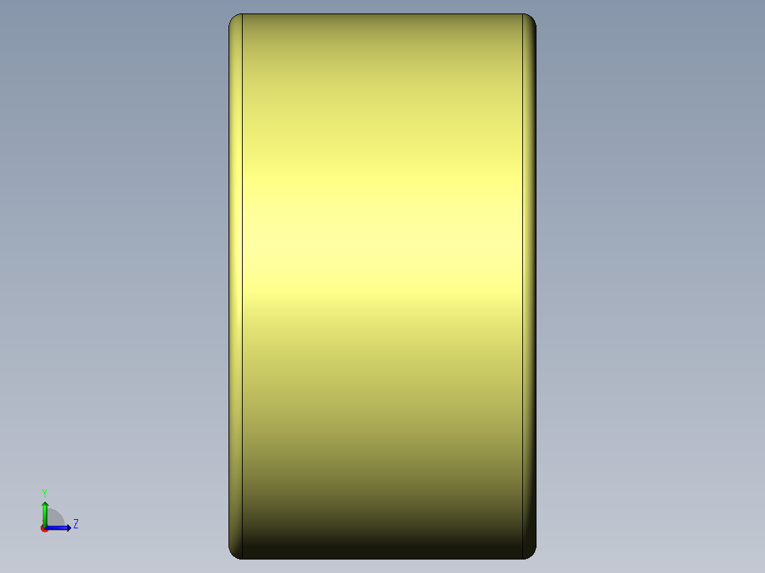 普通平键A型32×18×140左视图