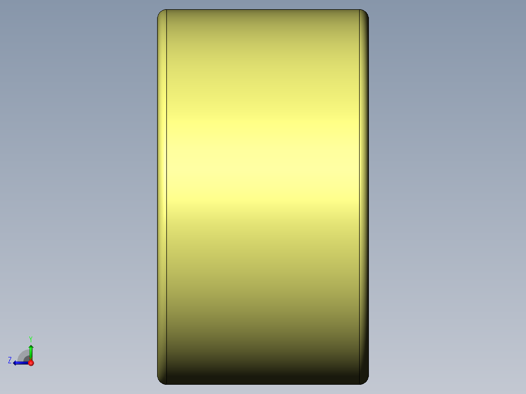 普通平键A型32×18×140右视图