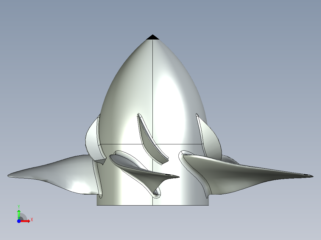 螺旋桨(81)前视图