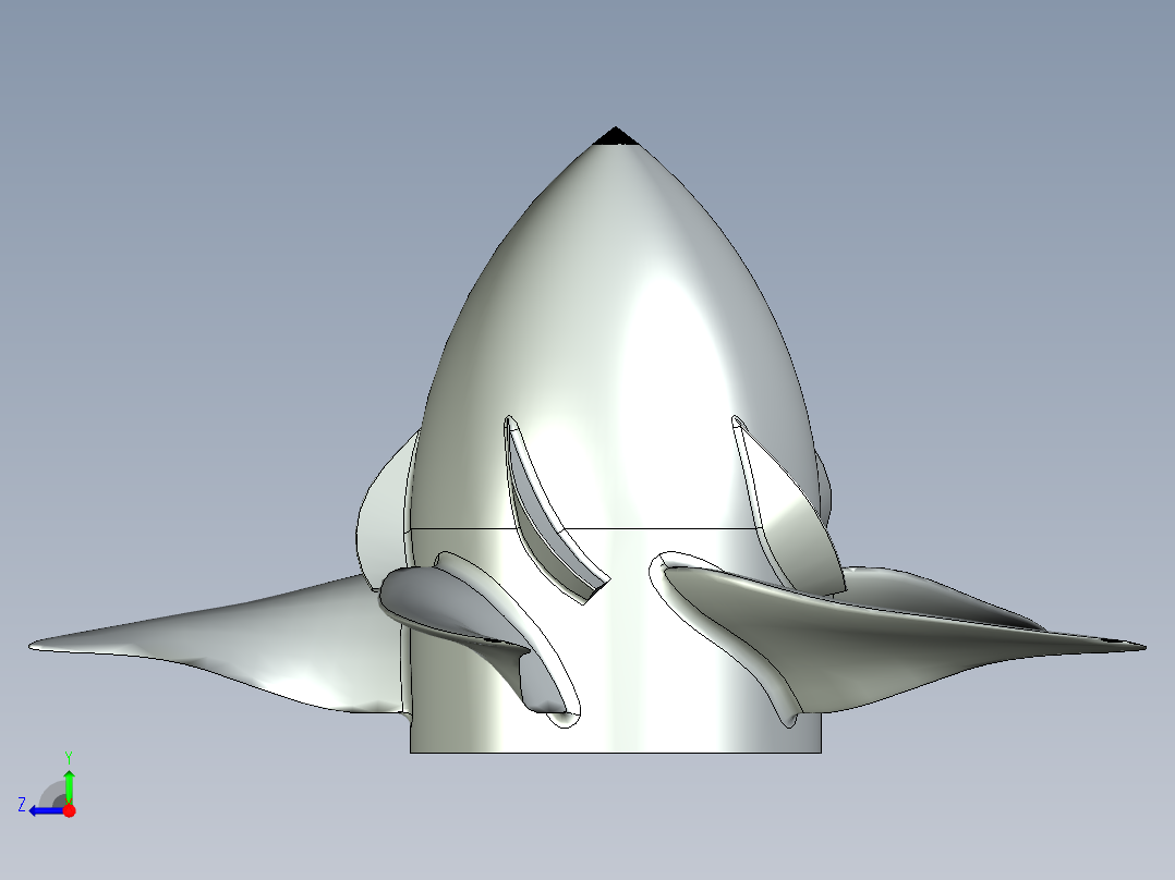 螺旋桨(81)右视图