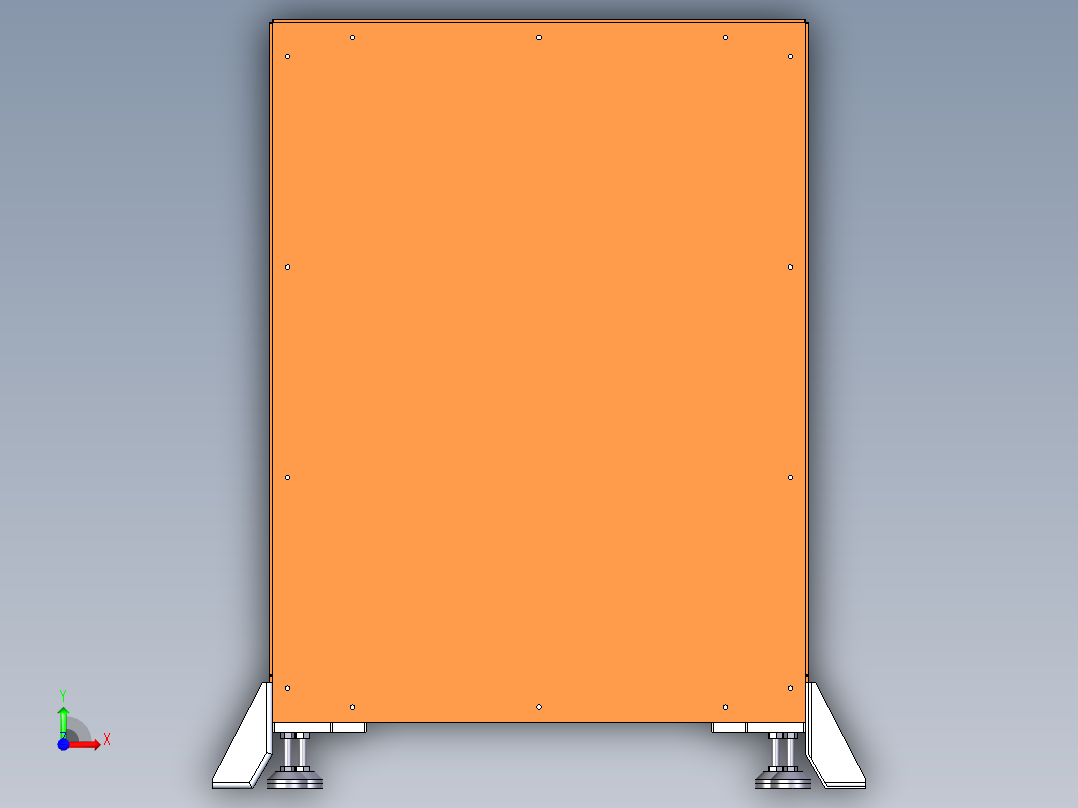 同步带提升机前视图