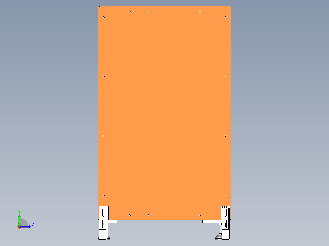 同步带提升机左视图