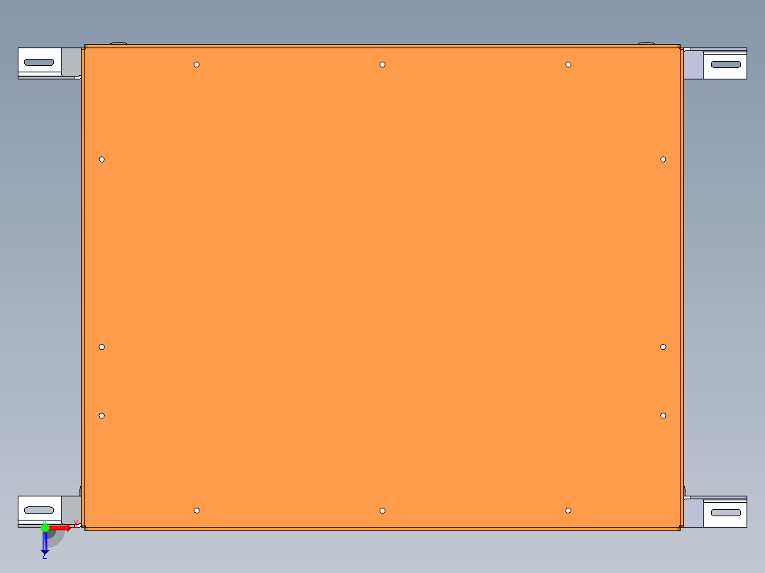 同步带提升机俯视图