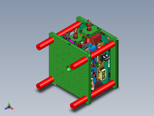 蔚来汽车机舱装饰板1+1塑胶模具