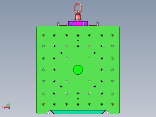 蔚来汽车机舱装饰板1+1塑胶模具后视缩略图