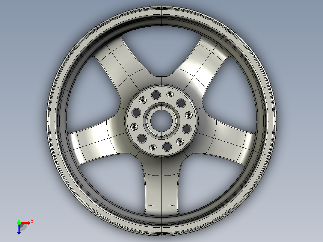 轮毂、轮胎(37)俯视图